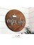 Gift Kişiye Özel Dekoratif Yuvarlak Ahşap Coffee Shop Tabelası 43CM - Model 1 1