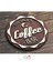 Gift Kişiye Özel Dekoratif Yuvarlak Ahşap Coffee Bar Tabelası 43CM - Model 4 1