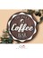 Gift Kişiye Özel Dekoratif Yuvarlak Ahşap Coffee Bar Tabelası 43CM - Model 4 5