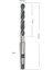 8,0 mm Mors Konik Saplı Matkap Ucu Hss (Dın 345) 2