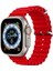 Apple Watch Series 7 41MM Kordon Ocean Band Kırmızı 3