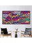 3 Parçalı Siyah Çerçeveli Kanvas Tablo Modern Hediye Kanvas Psychedelic Goblen Kanvas Poster 1