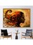1 Parça Naturel Çerçeveli Kanvas Tablo Modern Özet Sanat Eseri Kadın Posteri 1