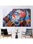 1 Parça Kanvas Tablo Kadın Grafiti Sanat Eseri Kadın Portre Kanvas Modern Duvar Dekoru 1