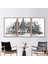3 Parçalı Naturel Çerçeveli Kanvas Tablo Görüntüleme Kanvas Baskı Şehir Peyzajı Duvar Dekoru 1