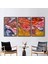 3 Parçalı Gold Çerçeveli Kanvas Tablo Yağlı Boya Baskısı Renkli Sanat Modern Kanvas Baskı 1