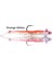 Sayori Shad 8 cm 12 gr - #orange Glitter 1