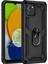 Samsung Galaxy A03 Kılıf Military Ring Holder Siyah 1