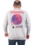 Mocgrande Büyük Beden Erkek Sweat Moon 22731 Taş Gri 2