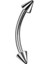Cerrahi Çelik Silver Spaky Rook, Snog, Dil, Kaş Muz Piercing- bar uzunluğu 8mm-1 adet 5