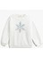 Peluş Sweatshirt Kar Tanesi Pul Payet Işlemeli 1