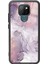 General Mobile Gm 20 Fuşya Mermer Tasarımlı Glossy Telefon Kılıfı 1