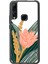 Huawei Y9 Prime Beyaz Karanfil Tasarımlı Glossy Telefon Kılıfı 1