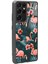 Samsung Galaxy S-21 Ultra Flamingo Leaf Tasarımlı Glossy Telefon Kılıfı 2