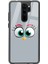 Xiaomi Redmi Note 8 Pro Grey Angry Birds Tasarımlı Glossy Telefon Kılıfı 1