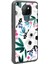 General Mobile Gm 20 Beyaz Çiçek Tasarımlı Glossy Telefon Kılıfı 2