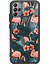 General Mobile Gm 21 Pro Flamingo Leaf Tasarımlı Glossy Telefon Kılıfı 1