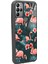 General Mobile Gm 21 Pro Flamingo Leaf Tasarımlı Glossy Telefon Kılıfı 2