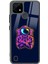 Oppo Realme C21 Neon Astronot Tasarımlı Glossy Telefon Kılıfı 1