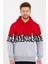 Unisex Kapüşonlu Kanguru Cepli Baskılı Iki Renk Sweatshirt 1