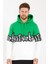 Unisex Kapüşonlu Kanguru Cepli Baskılı Iki Renk Sweatshirt 1