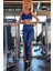 Ebru Desenli Ekstra Yüksel Bel Dalgıç Kumaş Spor Tayt Lsm 2