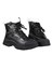 22K310-5 Dolgu Topuk Siyah Kadın Sneakers 5