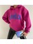 Yazı Detaylı Trend Sweatshirt Oversize 2