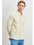 Erkek Sarı Slim Fit Dar Kesim Pamuklu Gizli Düğmeli Yaka Uzun Kollu Oxford Gömlek 4