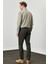 ALTINYILDIZ CLASSICS Erkek Yeşil Slim Fit Dar Kesim Armürlü Esnek Casual Pantolon 4