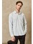 ALTINYILDIZ CLASSICS Erkek Yeşil-beyaz Slim Fit Dar Kesim Klasik Yaka Armürlü Gömlek 3