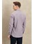 ALTINYILDIZ CLASSICS Erkek Bordo Slim Fit Dar Kesim Düğmeli Yaka Armürlü Gömlek 5
