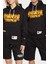 Logolu Regular Ft Kapüşonlu Kanguru Cepli Pamuklu Sweat Unisex Sweat 217780 Kk 003 1