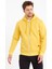 Fermuarlı Sweatshirt Kapüşonlu Sarı 0019882 3