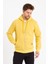 Fermuarlı Sweatshirt Kapüşonlu Sarı 0019882 4