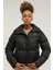 W-SN38 Candy Coat 2pr Siyah Kadın Kısa Kaban 5