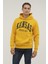 Men Kapş Sweat Kahverengi Erkek Sweatshirt 23189-14 1