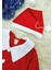 Kız Çocuk Noel Baba Kostümü, Yılbaşı Çocuk Kostümü, Çocuklar Için Yılbaşı Kostümü, Noel Anne Kostümü 4