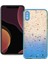 Apple iPhone x Simli Şeffaf Sert Slikon Kılıf 1