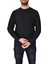 Erkek Büyük Beden Sıfır Yaka Sweatshirt 2245-BTL BGL-ST02357 2