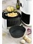 Silikon Pişirme Kalıbı Hava Fritözü Kalıbı Airfryer Aksesuar Tüm Fritözlere Uyumlu Siyah 1