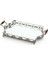 Eyfel Silver Kulplu Tepsi 43X25X7 cm 1