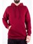 2732 Bordo Kapüşonlu Erkek Sweatshirt 2