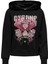 Kapüşonlu Siyah Kadın Sweatshirt 15273880 2