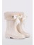 Campera Charol Soft Nacar Çocuk Kürklü Açık Bej Yağmur Çizmesi W10239-002 V1 1