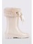 Campera Charol Soft Nacar Çocuk Kürklü Açık Bej Yağmur Çizmesi W10239-002 V1 2