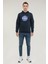 2W M-Nasa Logo Hoodıe 2Pr Lacivert Erkek Sweatshirt 101180940 3