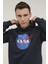 2W M-Nasa Logo Hoodıe 2Pr Lacivert Erkek Sweatshirt 101180940 5
