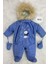 Mojo Unisex Bebek Ayı İşlemeli Kozmonot Uyku Tulumu 6213 Mavi 3