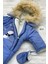 Mojo Unisex Bebek Ayı İşlemeli Kozmonot Uyku Tulumu 6213 Mavi 4